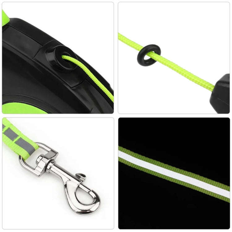 8m Pet Automatic Retractable Towing Leash Night Reflective Dog Walking Tractor(Orange)