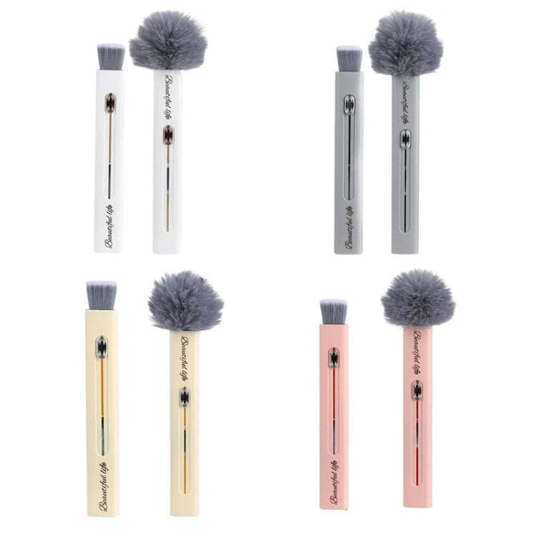 Car Air Conditioner Air Outlet Gap Dust Cleaning Soft Brush(Grey)