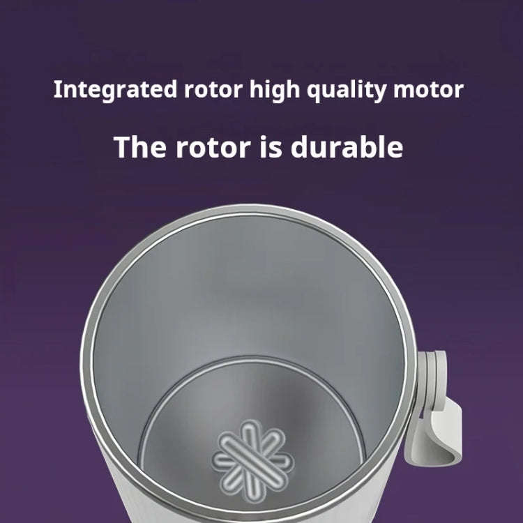 Wireless Milk Warmer Heating Mixing Cup for Coffee / Cereal / Medicine Preparation(White)