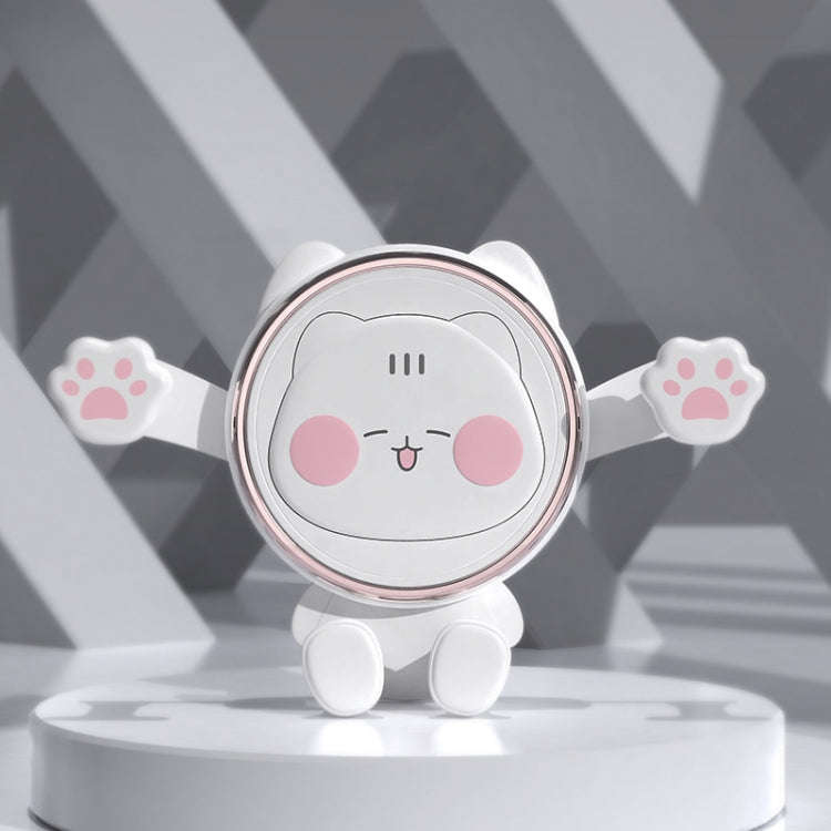 ICARER FAMILY AK-01 Car Air Outlet Cartoon Phone Holder Car Navigation Gravity Support Frame(White)