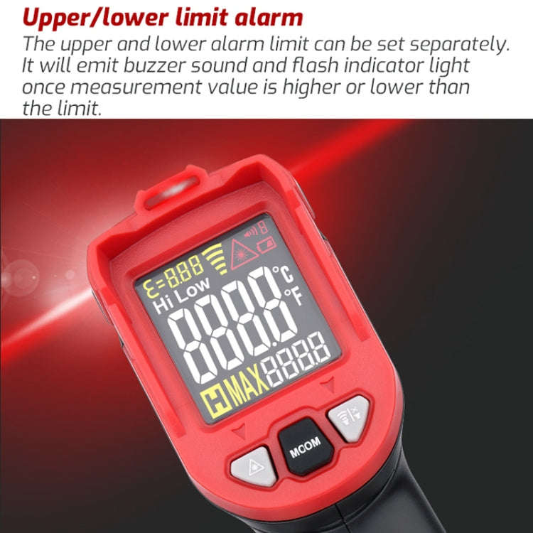 TASI TA601C -50-880 Degrees Celsius Infrared Thermometer Electronic Color Screen Thermometer