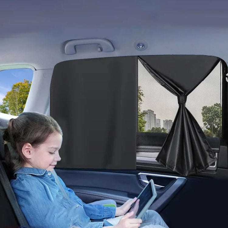 Car Magnetic Summer Sun Protection Insulating Privacy Curtain, Specification: Co-pilot Arc