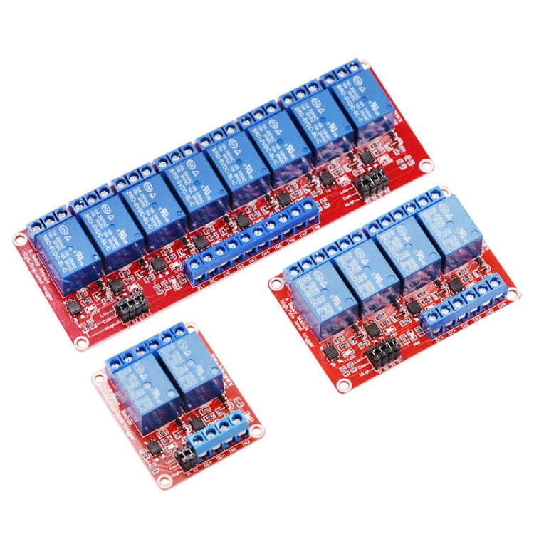 4 Way 5V Relay Module With Optocoupler Isolation Supports High And Low Level Trigger Expansion Board