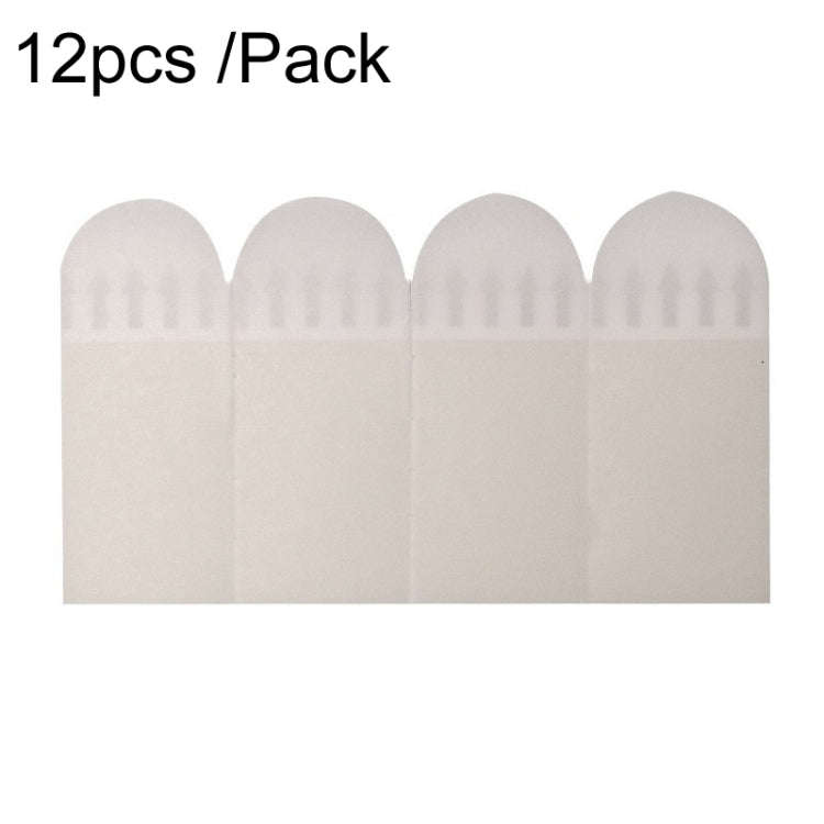 20 x 46mm 12pcs /Pack Strong Stainless Adhesive Removable Sticky Hooks Household Fixing Tearable ...