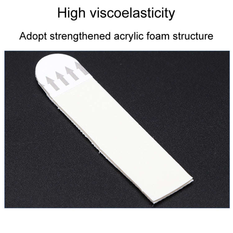 16 x 46mm 12pcs /Pack Strong Stainless Adhesive Removable Sticky Hooks Household Fixing Tearable ...