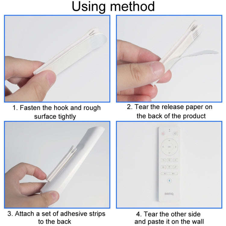 16 x 46mm 12pcs /Pack Strong Stainless Adhesive Removable Sticky Hooks Household Fixing Tearable ...