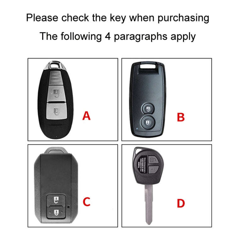 For Suzuki B Car Key Cover Multifunctional Keychain Anti-lost Number Plate