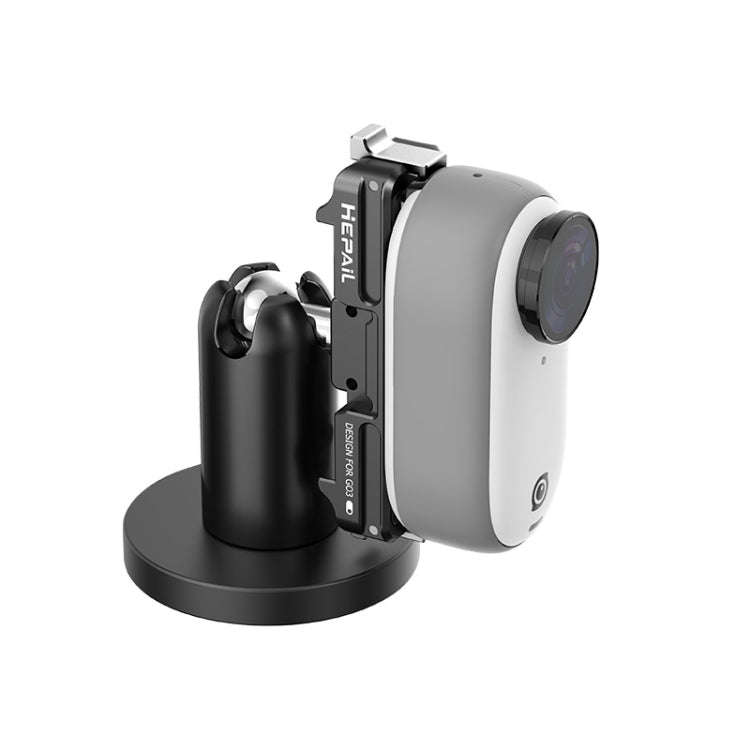 For Insta360 GO 3 HEPAIL Camera Bracket, Style: Magnetic