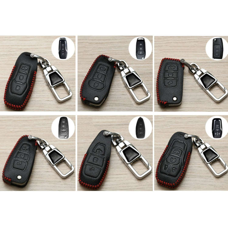 For Ford Car Key Cover Keychain Anti-lost Number Plate, Style: C