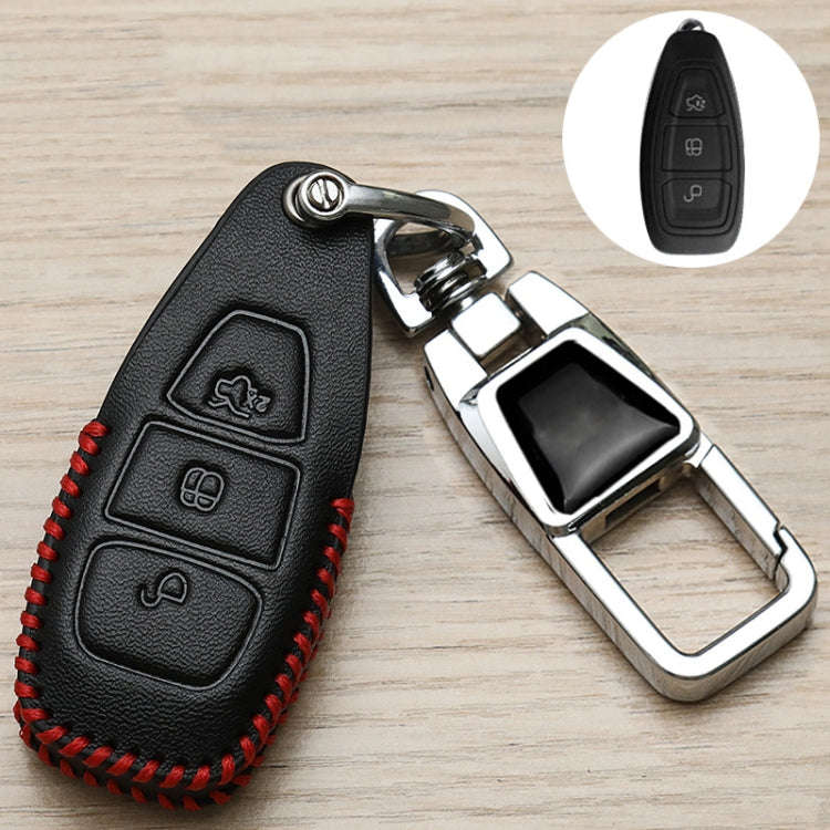 For Ford Car Key Cover Keychain Anti-lost Number Plate, Style: E