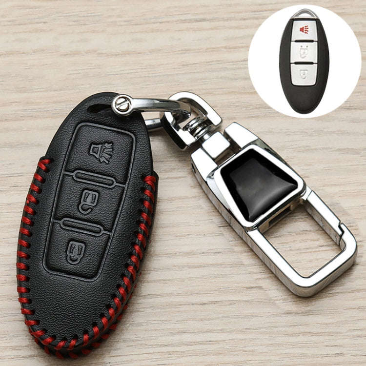 For Nissan Car Key Cover Keychain Anti-lost Number Plate, Style: A