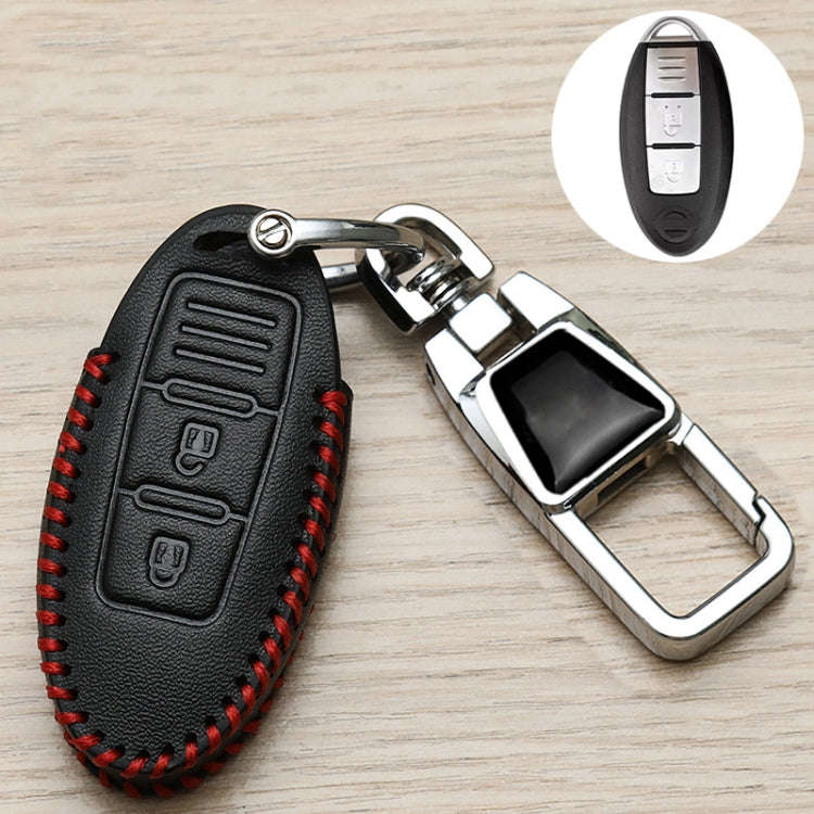 For Nissan Car Key Cover Keychain Anti-lost Number Plate, Style: D