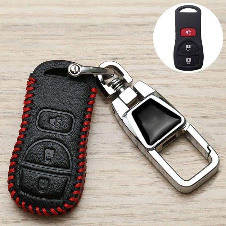 For Nissan Car Key Cover Keychain Anti-lost Number Plate, Style: G
