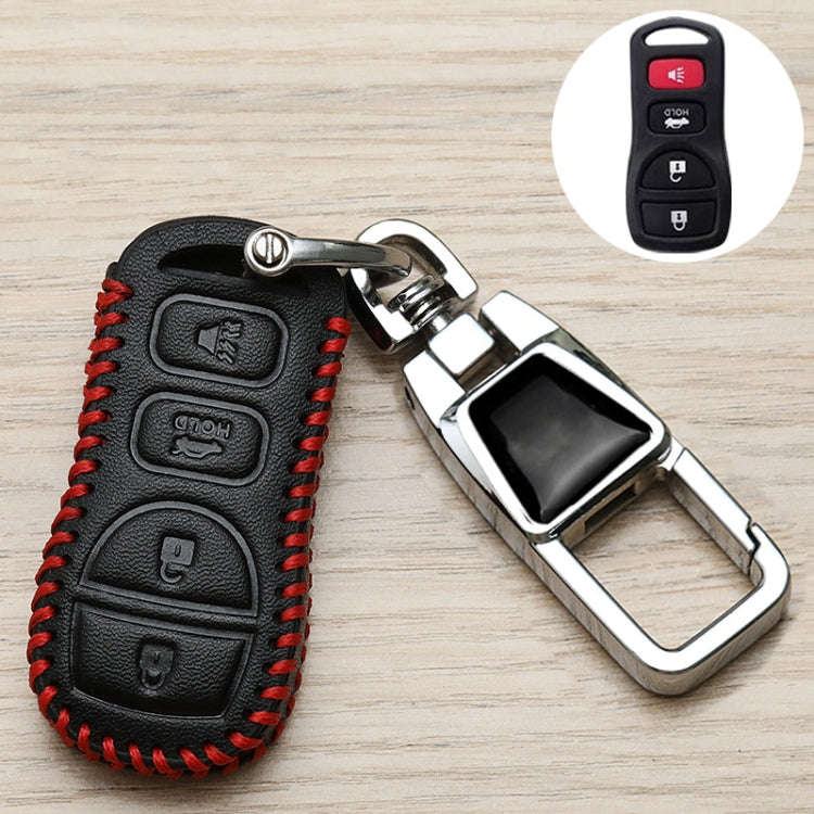 For Nissan Car Key Cover Keychain Anti-lost Number Plate, Style: H