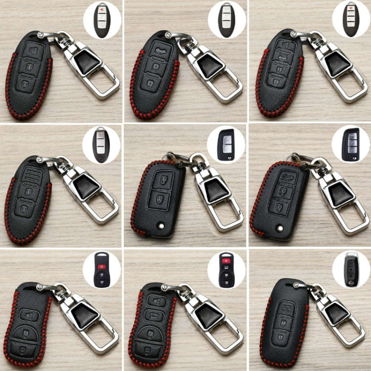 For Nissan Car Key Cover Keychain Anti-lost Number Plate, Style: I2