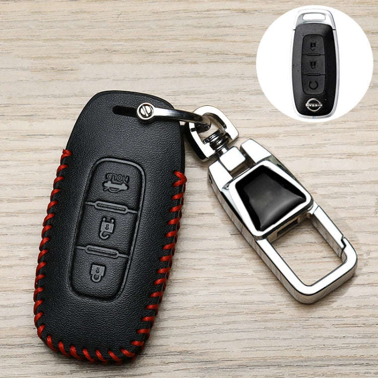 For Nissan Car Key Cover Keychain Anti-lost Number Plate, Style: I3