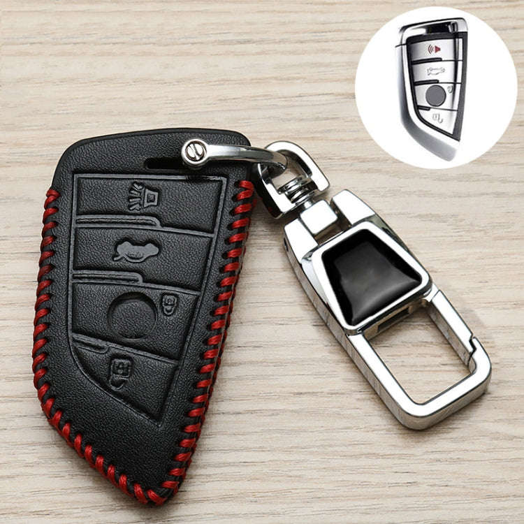 For BMW Car Key Cover Multifunctional Keychain Anti-Lost Number Plate, Style: D