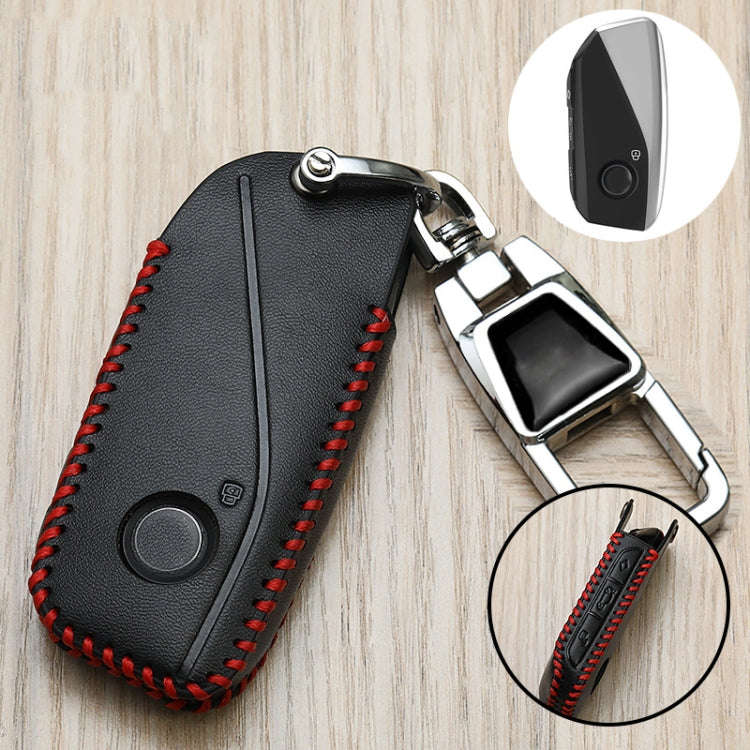 For BMW Car Key Cover Multifunctional Keychain Anti-Lost Number Plate, Style: F