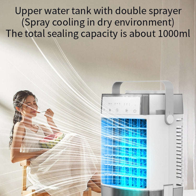 Air Conditioner Water Cooling Fan With Spray 3 Gear Wind 3 Speed Timing