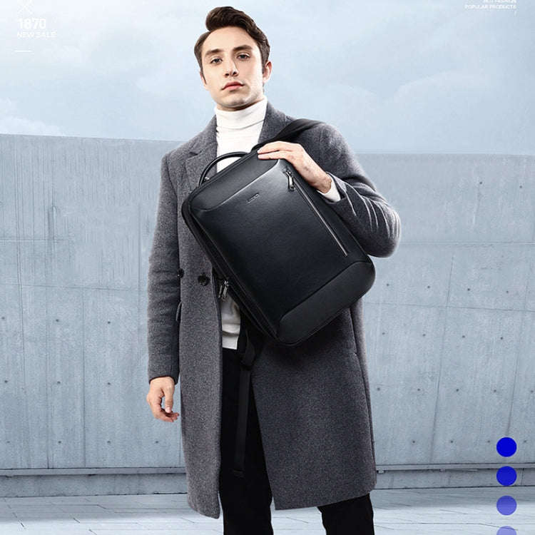 Bopai 61-19011 Large Capacity Waterproof Travel Laptop Backpack With USB+Type-C Port(Black)
