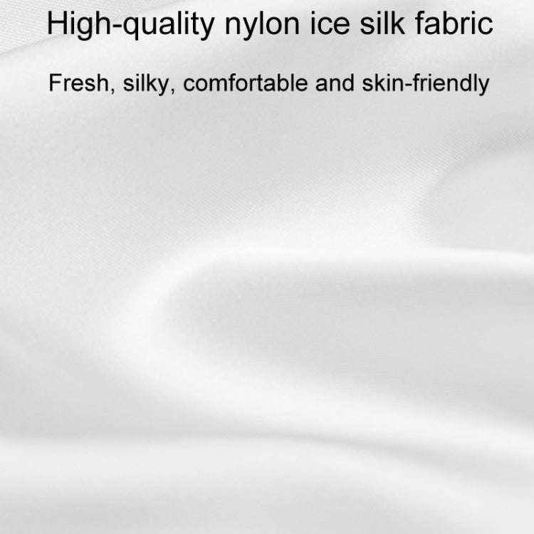 Colorblocking Ice Silk Memory Foam U-Shaped Pillow Portable Napping Neck Care Pillow(Blue Gray)