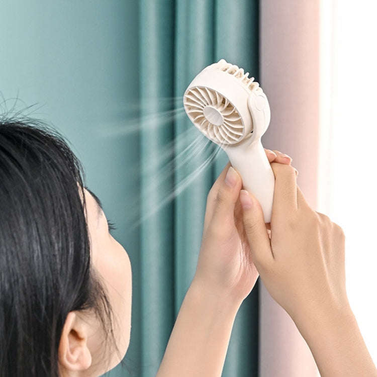 Mini Handheld Small Fan Rechargeable Mute Desktop Portable Fan(Green)