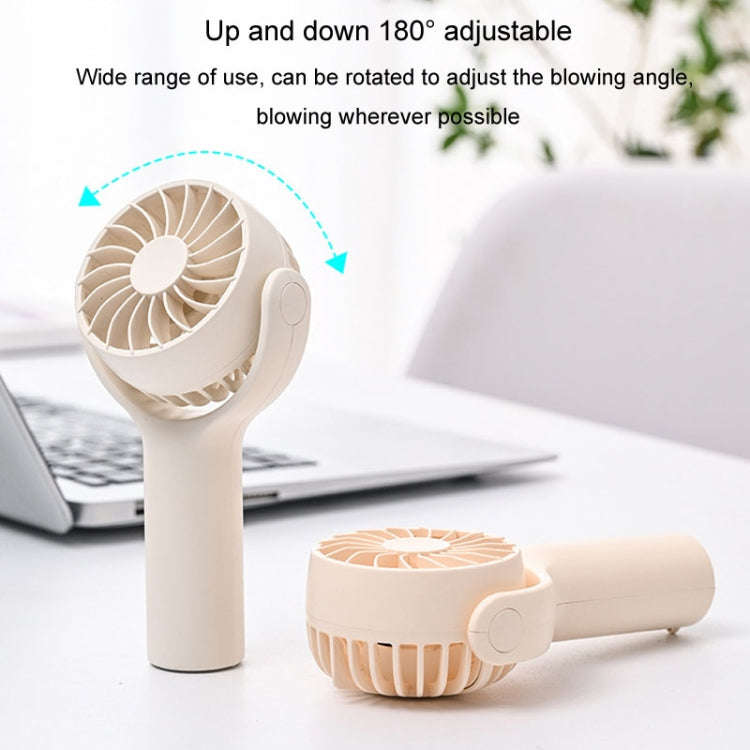 Mini Handheld Small Fan Rechargeable Mute Desktop Portable Fan(Green)