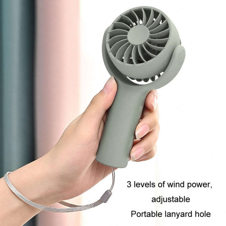 Mini Handheld Small Fan Rechargeable Mute Desktop Portable Fan(Green)