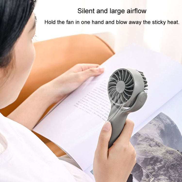 Mini Handheld Small Fan Rechargeable Mute Desktop Portable Fan(Green)