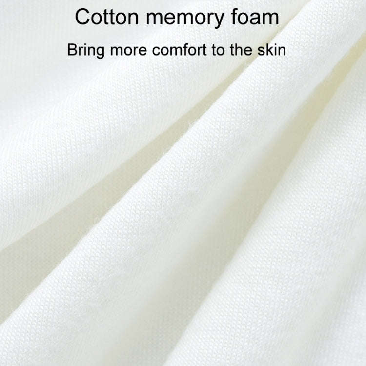 Knitted Cotton U-Shaped Memory Foam Pillow Portable Travel Neck Care Pillow(Black Gray)