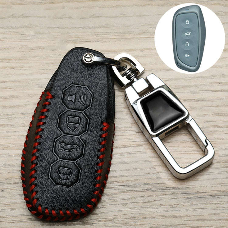 For Great Wall Haval Car Key Cover Multifunctional Keychain Anti-Lost Number Plate, Style: F