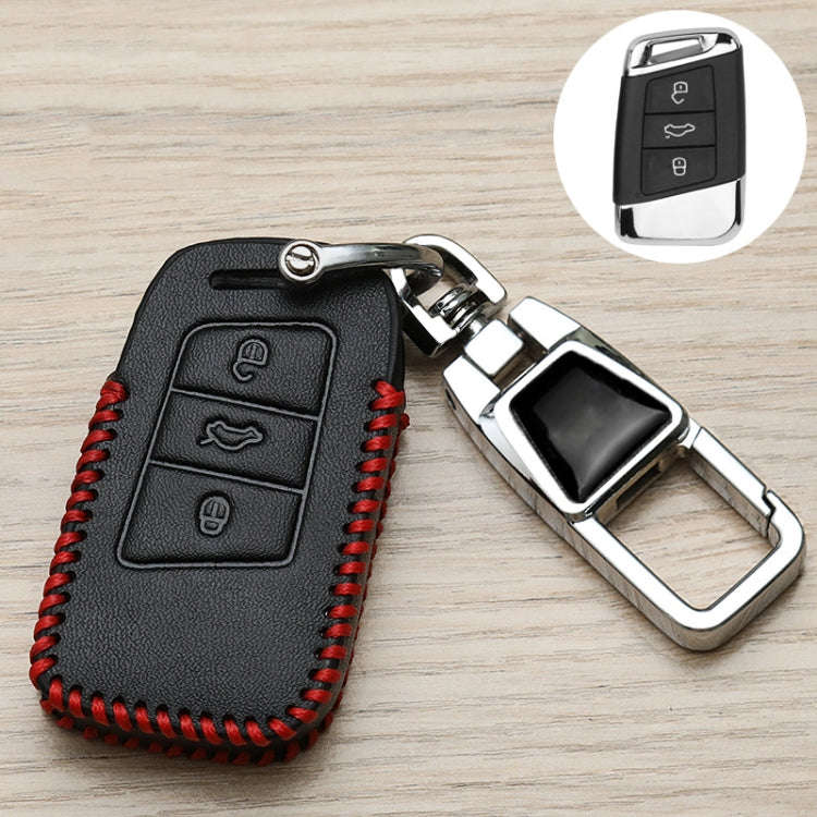For Volkswagen Key Cover Multifunctional Keychain Anti-lost Number Plate, Style: C