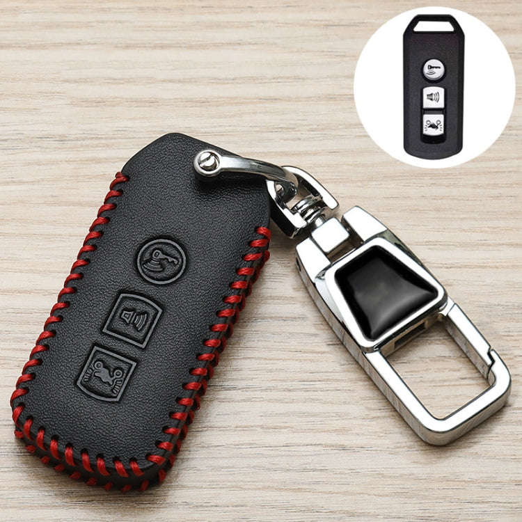 For Honda Motorcycle Key Cover Multifunctional Keychain Anti-lost Number Plate(A)