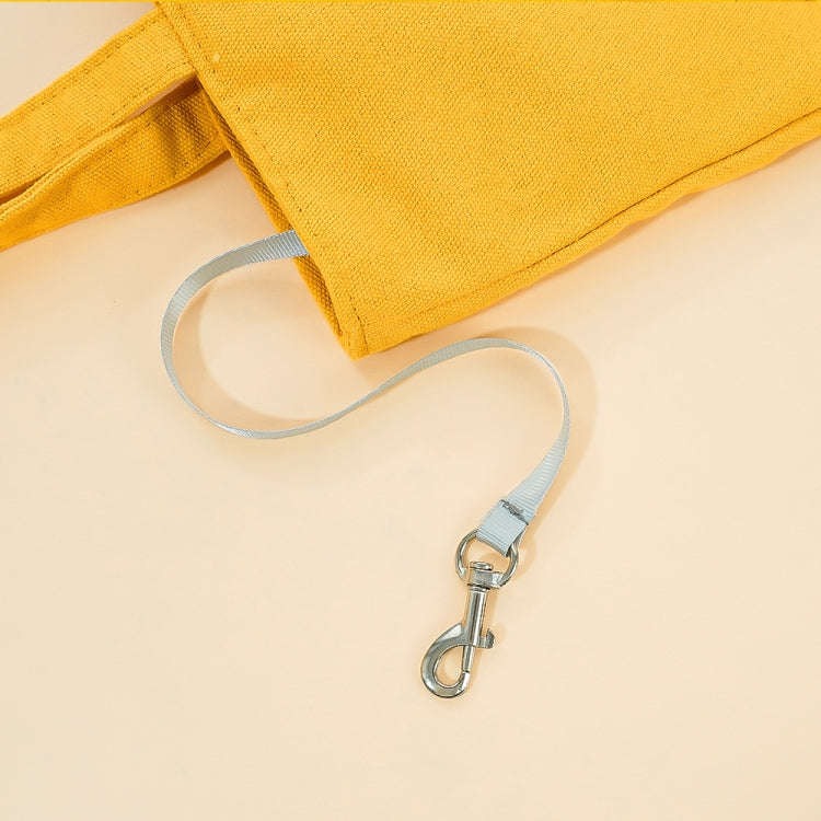 Pet Out Bag Crossbody Tote Cat Bag Small Dog Expandable Shoulder Bag, Size: L(Blue Background Whi...