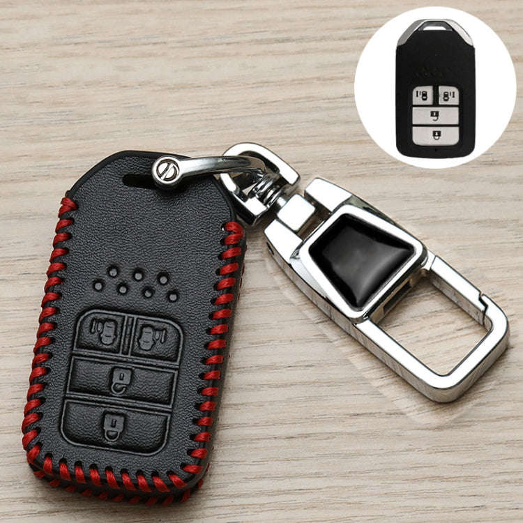 For Honda Car Key Cover Multifunctional Keychain Anti-lost Number Plate, Style: D