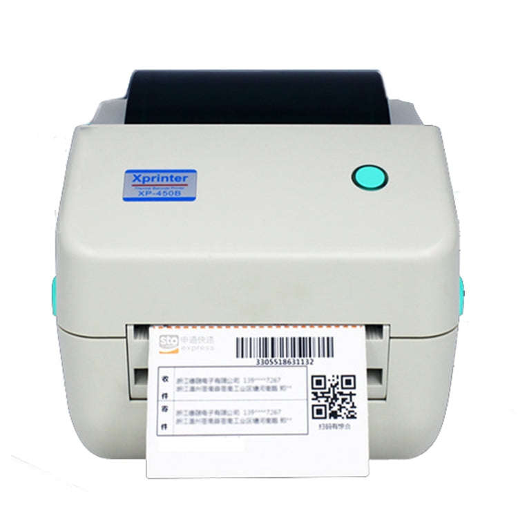 Xprinter XP-450B USB Port Supermarket Cashier Barcode Thermal Printer(EU Plug)