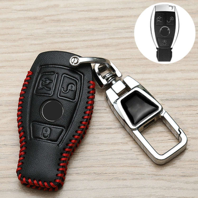 For Mercedes-Benz Car Key Cover Multifunctional Keychain Anti-lost Number Plate, Style: B