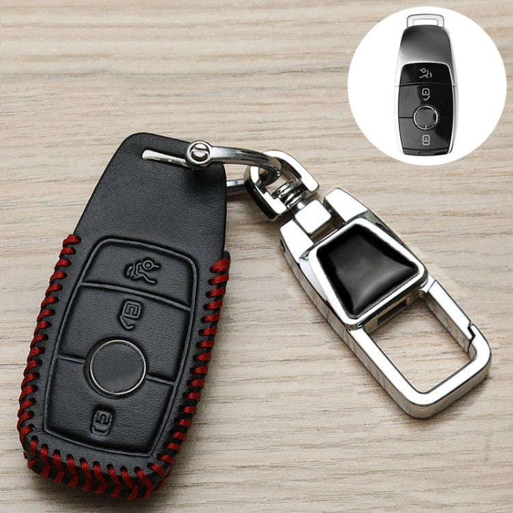 For Mercedes-Benz Car Key Cover Multifunctional Keychain Anti-lost Number Plate, Style: C