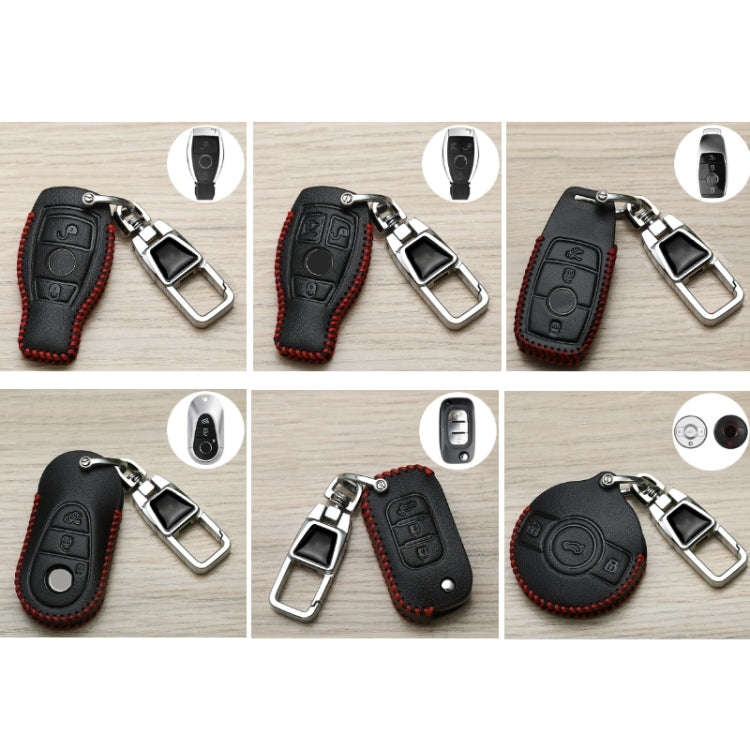 For Mercedes-Benz Car Key Cover Multifunctional Keychain Anti-lost Number Plate, Style: C