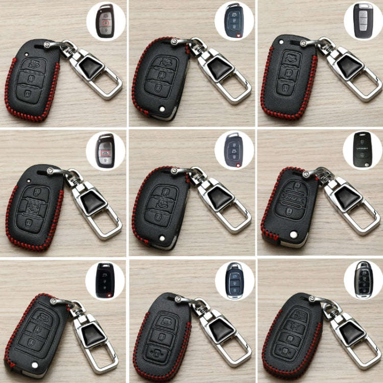 For Hyundai Car Key Cover Multifunctional Keychains Anti-lost Number Plates, Style: D