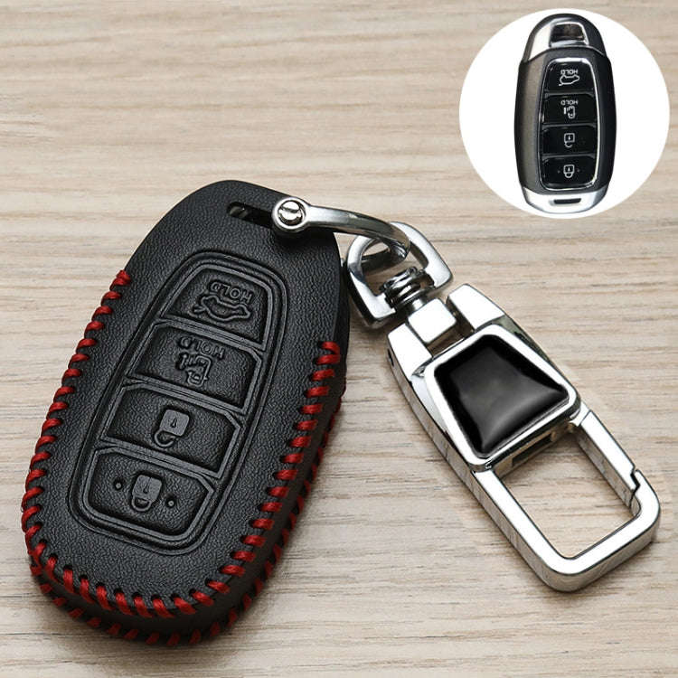 For Hyundai Car Key Cover Multifunctional Keychains Anti-lost Number Plates, Style: H4