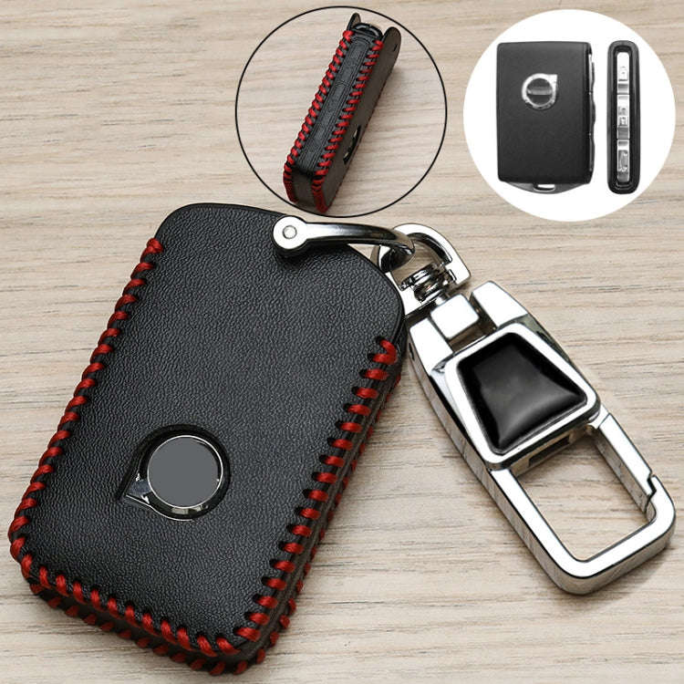 For Volvo Car Key Cover Multifunctional Keychain Anti-lost Number Plate(A)