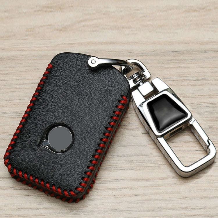 For Volvo Car Key Cover Multifunctional Keychain Anti-lost Number Plate(A)