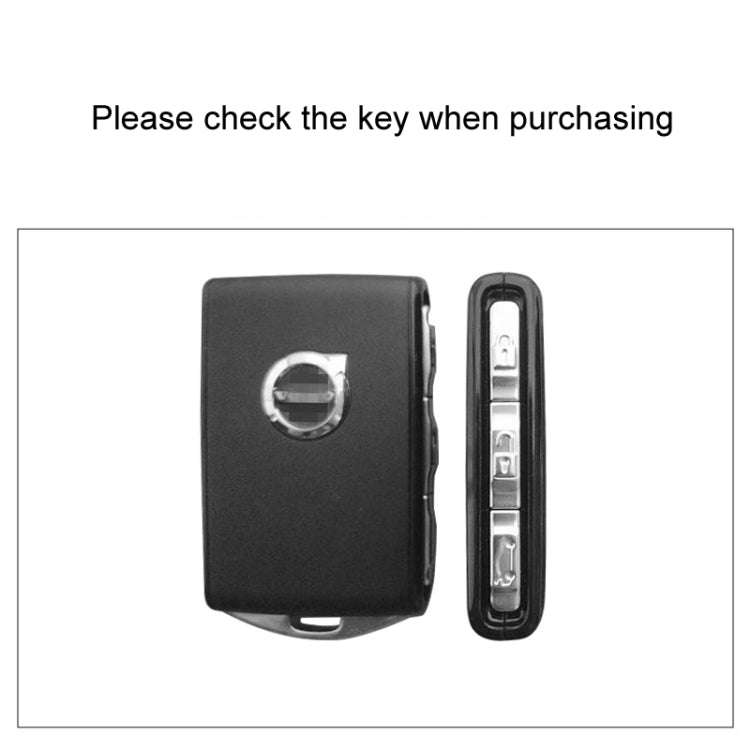 For Volvo Car Key Cover Multifunctional Keychain Anti-lost Number Plate(A)