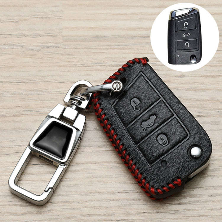 For Skoda Car Key Cover Multifunctional Keychain Anti-lost Number Plate(B)
