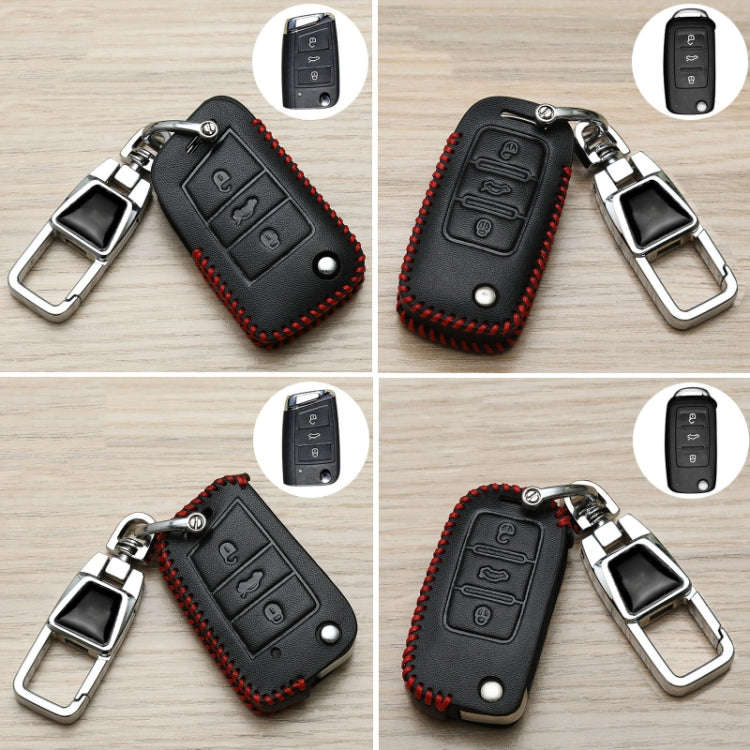 For Skoda Car Key Cover Multifunctional Keychain Anti-lost Number Plate(B)