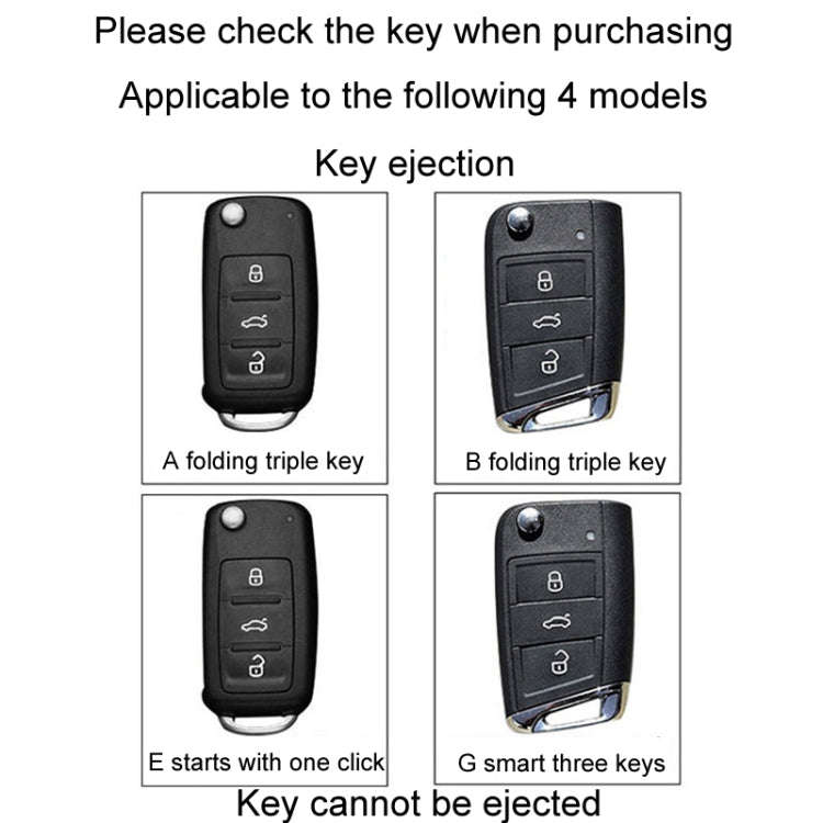 For Skoda Car Key Cover Multifunctional Keychain Anti-lost Number Plate(B)
