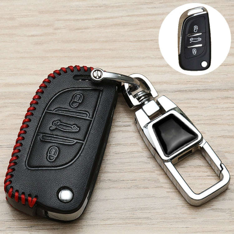 For Citroen Car Key Cover Multifunctional Keychain Anti-lost Number Plate(B)