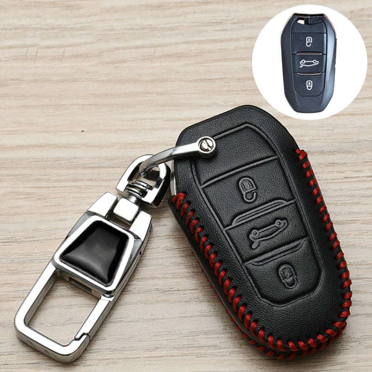 For Citroen Car Key Cover Multifunctional Keychain Anti-lost Number Plate(C)