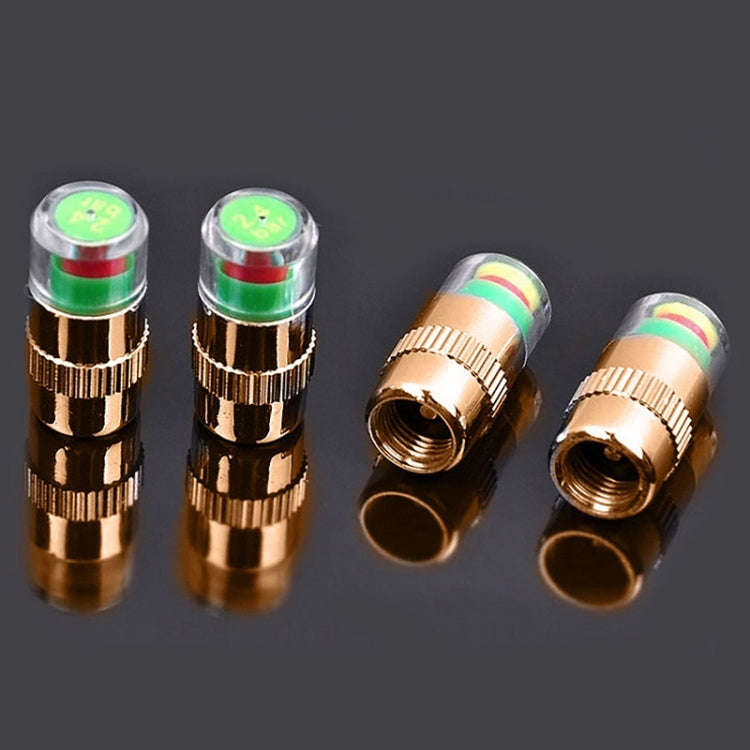 2.4BAR Vehicle Tire Pressure Monitoring Warning Cap, : Anti-theft with Wrench